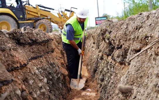 Ortaca'da 4 bin 250 metre içme suyu hattı yenilendi