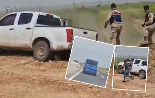 Sınırda nefes kesen kovalamaca buğday tarlasında sona erdi