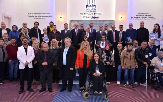 Türkiye Sakatlar Derneği Erzurum şubesi 30. yılını kutladı