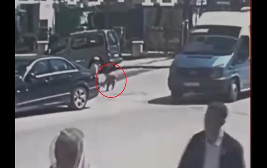 Ankara'da kamyonetin çarptığı Yakup Can, dedesinin elinden kaçmış