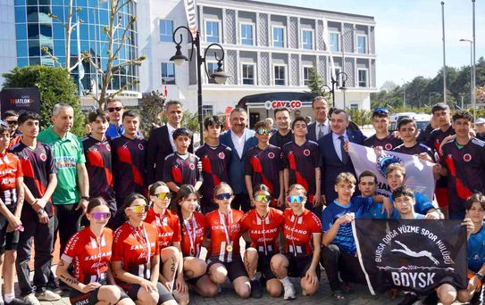 2026 Duatlonu Çaycuma'da Coşkuyla Yapıldı