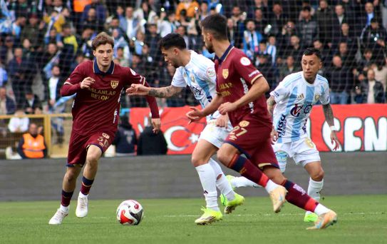 Erzurumspor-Bandırmaspor Maçı 1-1 Beraberlik