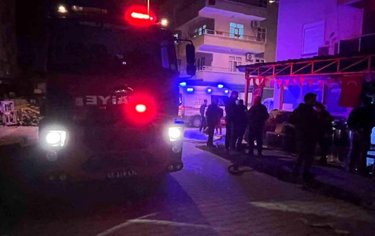 Yatağan'da bir bisiklet tamirhanesinde yangın paniği