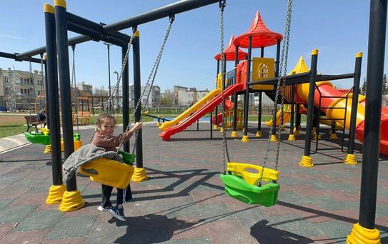 Yeşilyurt Mahallesi'ndeki yeni park tamamlandı
