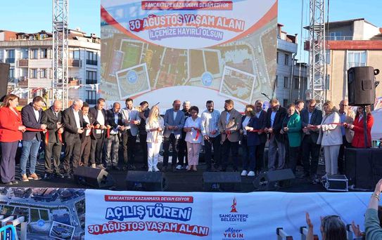 Başkan Yeğin: 'Sancaktepe'de 2 yılda kendi projelendirdiğimiz 80 eseri hizmete açtık'
