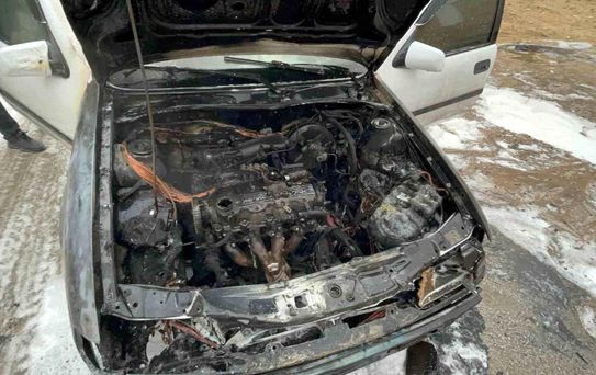Karaman'da Otomobil Yangını