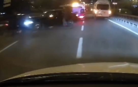 Maltepe'de Zincirleme Trafik Kazası