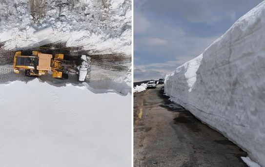 Ordu'da nisan sonunda 4 metre kar