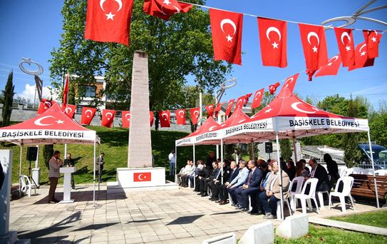 Başiskele'de Birinci Dünya Savaşı şehidi Hüseyin Kaptan ve ailesi anıldı