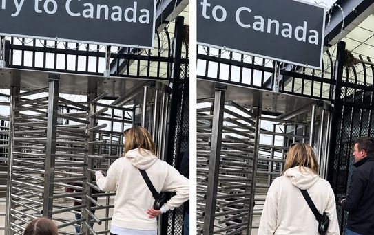 Küçük çocuğun oyun merakı uluslararası sınırı aştı: Yanlışlıkla Kanada’ya geçti