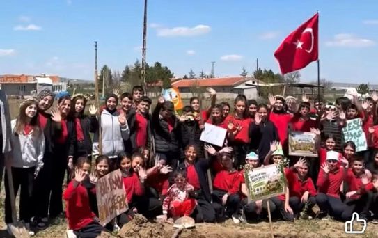 Şuhut'ta 'Benim Okulum Geleceğe Çare Yeşil Vatan' etkinliği
