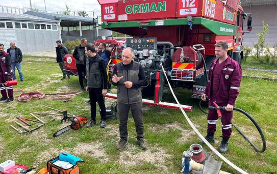 Vezirköprü'de Yangın Gönüllüsü Eğitimi Tamamlandı