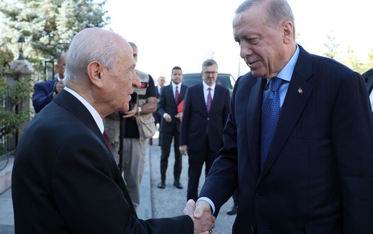 Beştepe'de Erdoğan-Bahçeli zirvesi