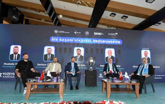Erzurumspor'un başarı hikâyesi KUDAKAF'26'da gençlerle buluştu