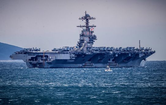 USS Gerald R. Ford Ortadoğu'dan Ayrılıyor