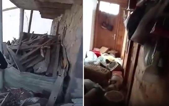 Anzer Yaylası'nda aç ayılar evleri harabeye çevirdi