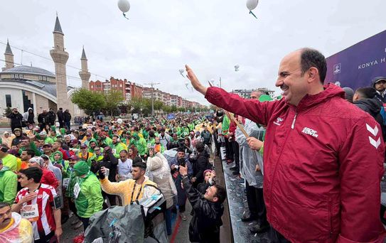 5. Uluslararası Konya Yarı Maratonu'nda dünyanın ritmi Konya'da attı