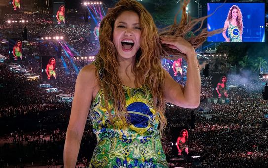 Brezilya'da Shakira fırtınası! 2 milyon hayranı tempo tutarak eski eşi Pique'ye küfür etti