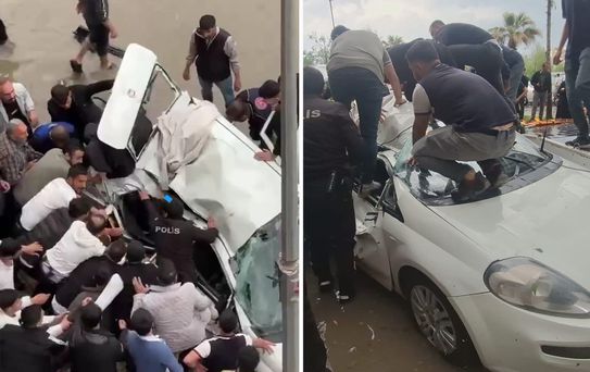 Gaziantep ile Şanlıurfa'yı sağanak ve şiddetli fırtına vurdu