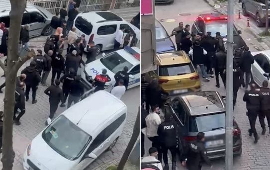 Kavgaya aileler dahil oldu, ortalık savaş alanına döndü