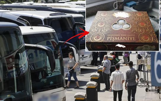 Terminalden aldığı pişmaniyenin kutusunu açınca şoke oldu
