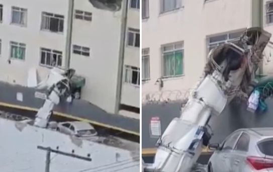 Brezilya'da uçak apartmana çarptı: 4 yaralı