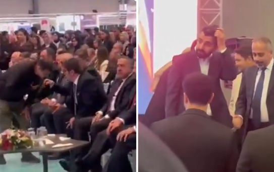AK Parti İl Başkanı sahneye çağrılırken anons krizi! Bakan Yardımcısı, anında müdahale etti