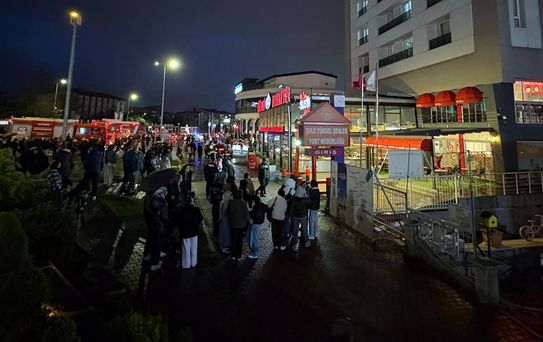 Kayseri'de kız öğrenci yurdunda yangın büyümeden söndürüldü