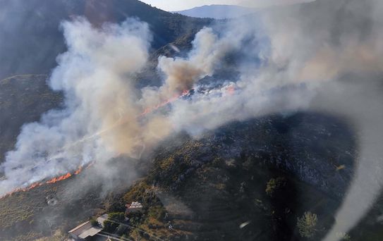 Marmaris’teki orman yangını kontrol altına alındı