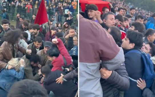ODTÜ'deki bahar şenliğinde öğrenciler tekme tokat kavga etti