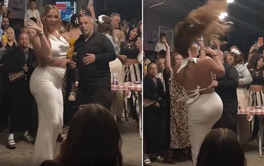 Genç kadının dansı, İzmir'deki Hıdırellez kutlamalarına damga vurdu