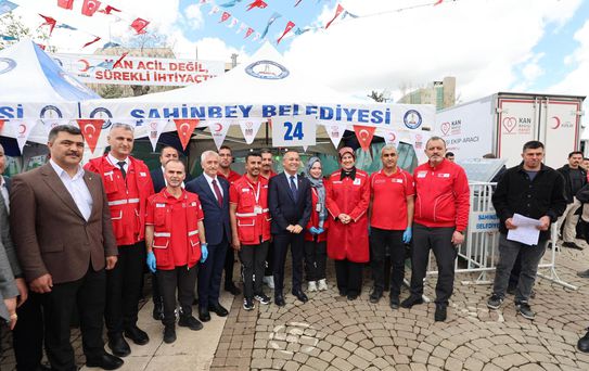 Şahinbey Belediyesi'nden geleneksel kan bağışı kampanyası