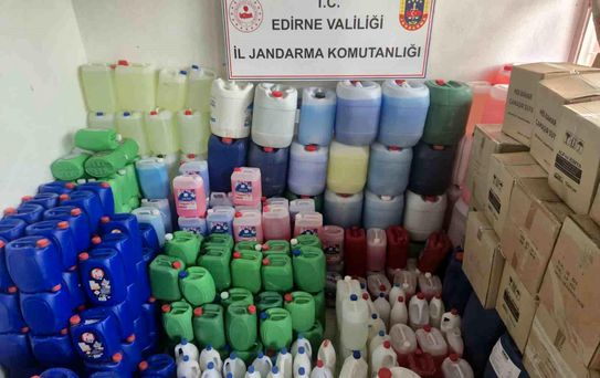 Edirne'de 2 Milyon TL'lik Sahte Deterjan Ele Geçirildi