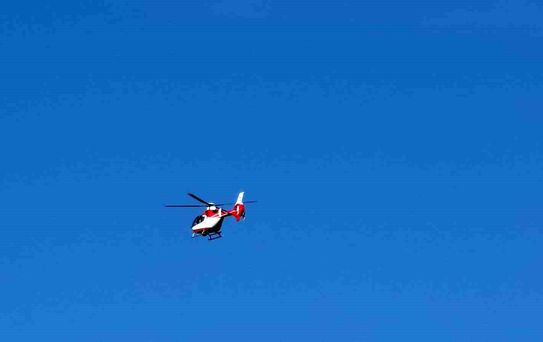 77 Yaşındaki Hasta Hava Ambulansıyla Nakledildi