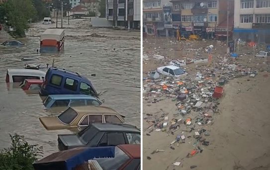 7 kentimizi sel ve dolu vurdu, hayat durma noktasına geldi