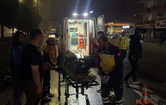 Atakum'da Motosiklet Kazası: 2 Yaralı