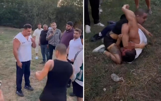 Boş arazide dövüşen Kaan Kazgan ile Savaş Cebeci yine atıştı