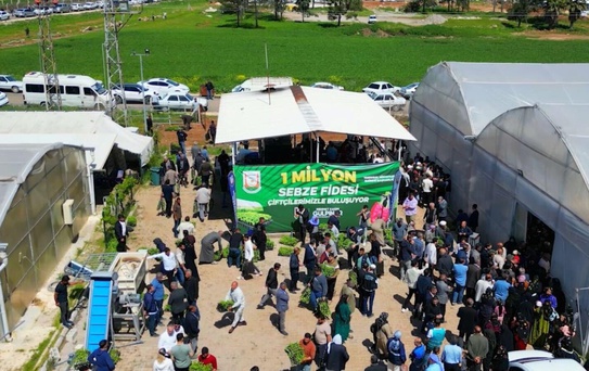 Şanlıurfa'da Üreticiye Dev Destek