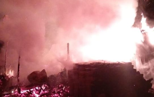 İnegöl'de Baraka Yangını