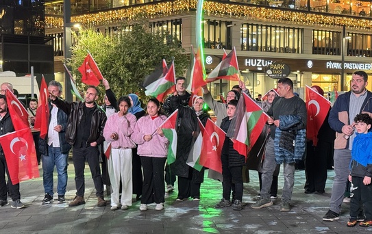 Trabzon ve Rize'de İsrail Protestosu