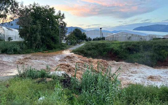 Mersin'de Sel: Anamur'da Bahçelere Zarar