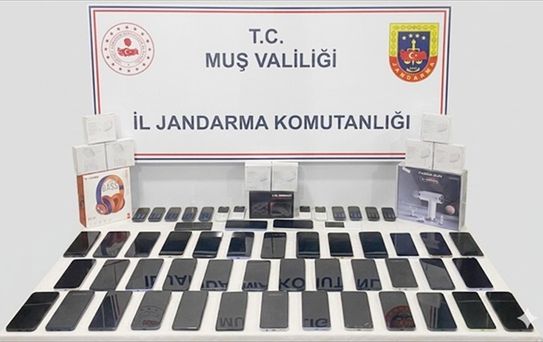 Muş'ta 55 Kaçak Cep Telefonu Ele Geçirildi