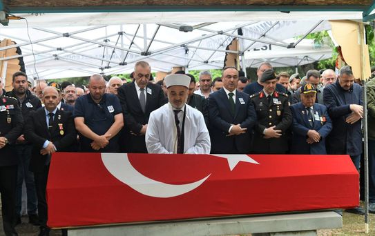 Kıbrıs Gazisi Zeki Demirkol'un Cenazesi