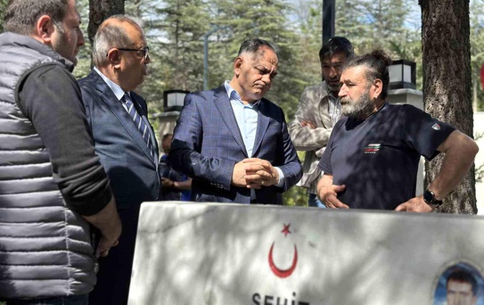 Çankırı'da şehitler bayram arifesinde dualarla anıldı