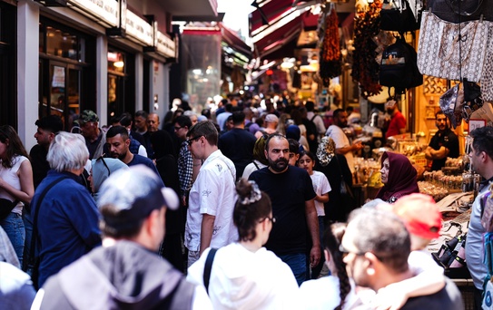 Eminönü'nde Kurban Bayramı Yoğunluğu