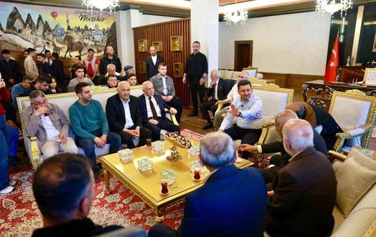 Nevşehir Belediyesinde bayramlaşma maratonu