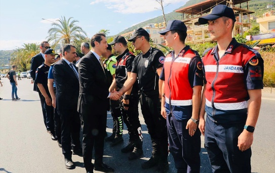 Alanya'da Bayram Trafik Denetimi