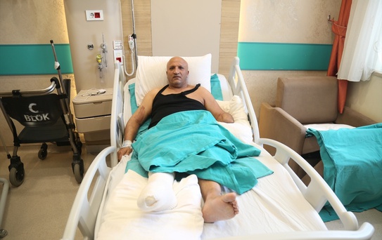 Cevdet Çetinkaya'nın Ayağı Kurtarıldı
