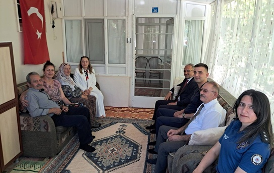Ağın Kaymakamı Şehit Ailelerini Ziyaret Etti