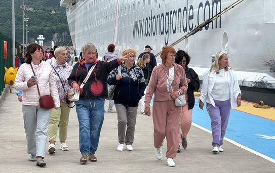 Kruvaziyer Amasra'ya 100. Seferini Gerçekleştirdi